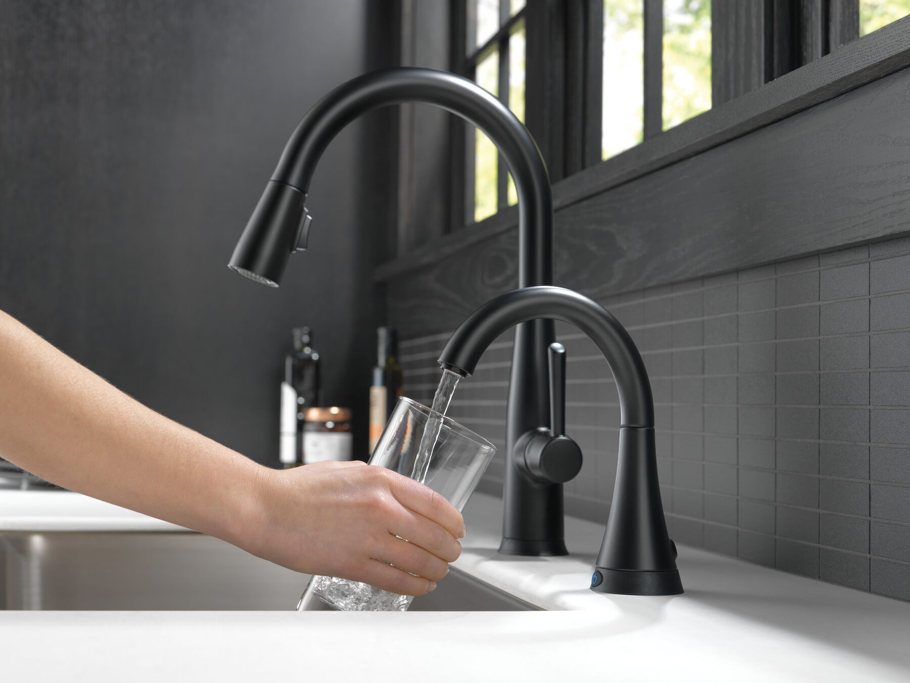 Llave para cocina monomando extensible con tecnología Touch<sub>2</sub>O®, imagen 3