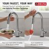Touch<sub>2</sub>O® Technology Kitchen Faucet with Touchless Technology