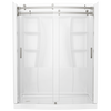 60x32 Alcove Shower Bundle with Door - Left Drain Curve