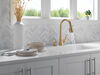 Single Handle Kitchen Pull-Down Faucet w/ Soap Dispenser