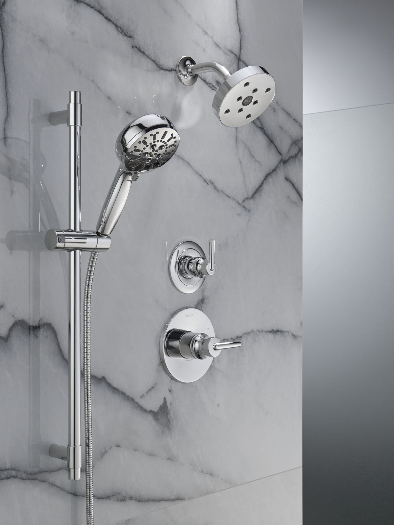7-Setting Slide Bar Hand Shower with Cleaning Spray, image 15
