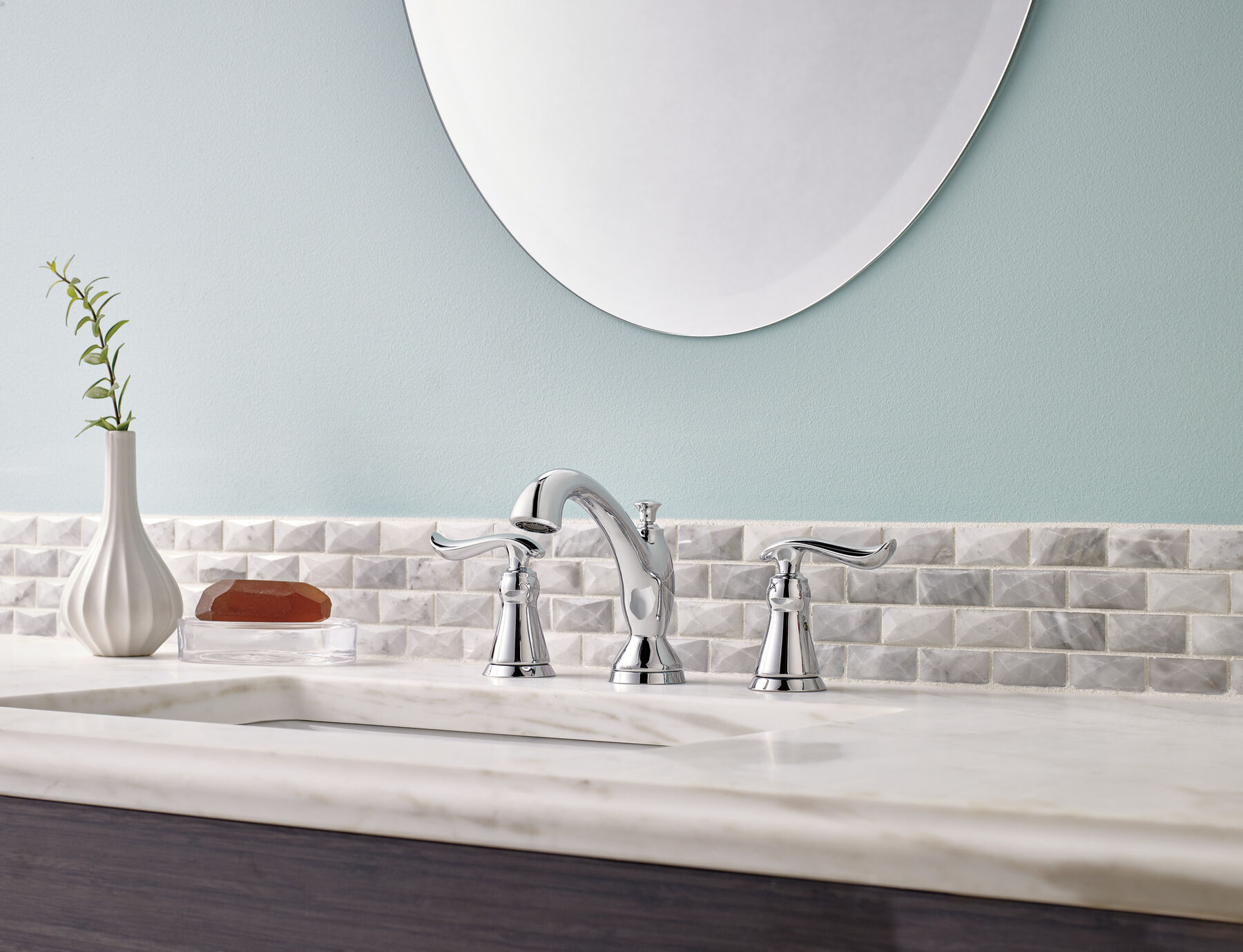 Llave para baño de extensión con dos manijas, imagen 4