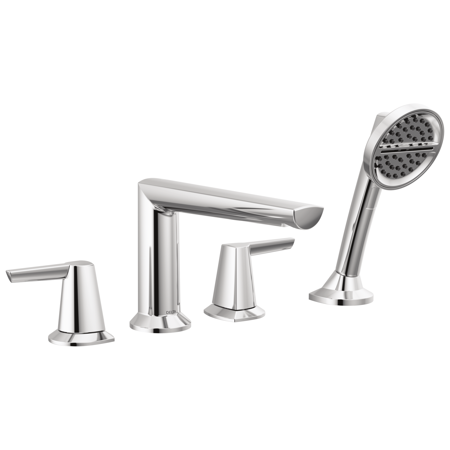 Accesorios para bañera tipo romana de 4 orificios con ducha manual