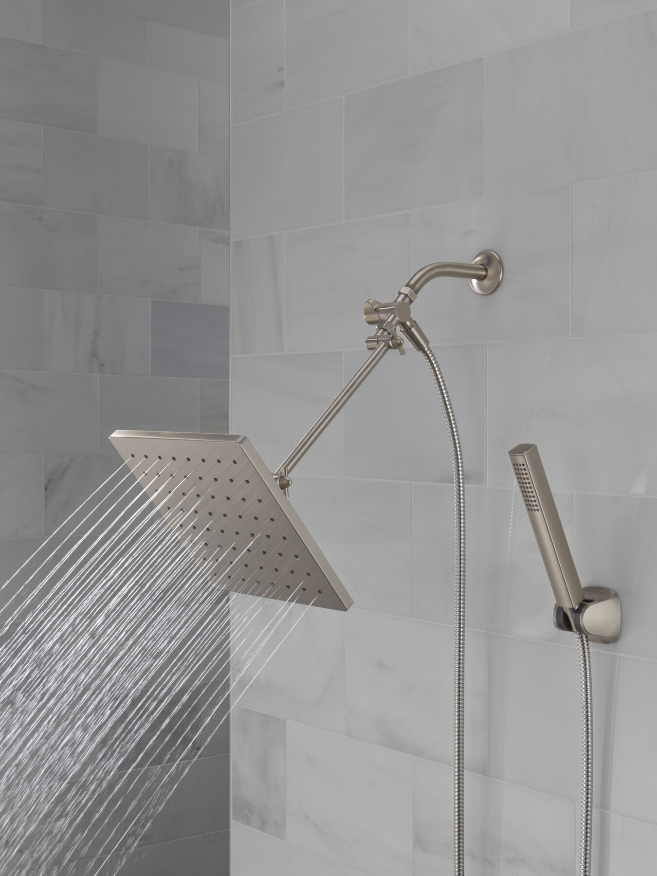 10 inch Raincan Shower Head & Hand Held Combo with Adjustable Extension Arm, image 16