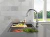 Touch2O with Touchless and VoiceIQ® Technology Single Handle Pull-Down Kitchen Faucet with Soap Dispenser