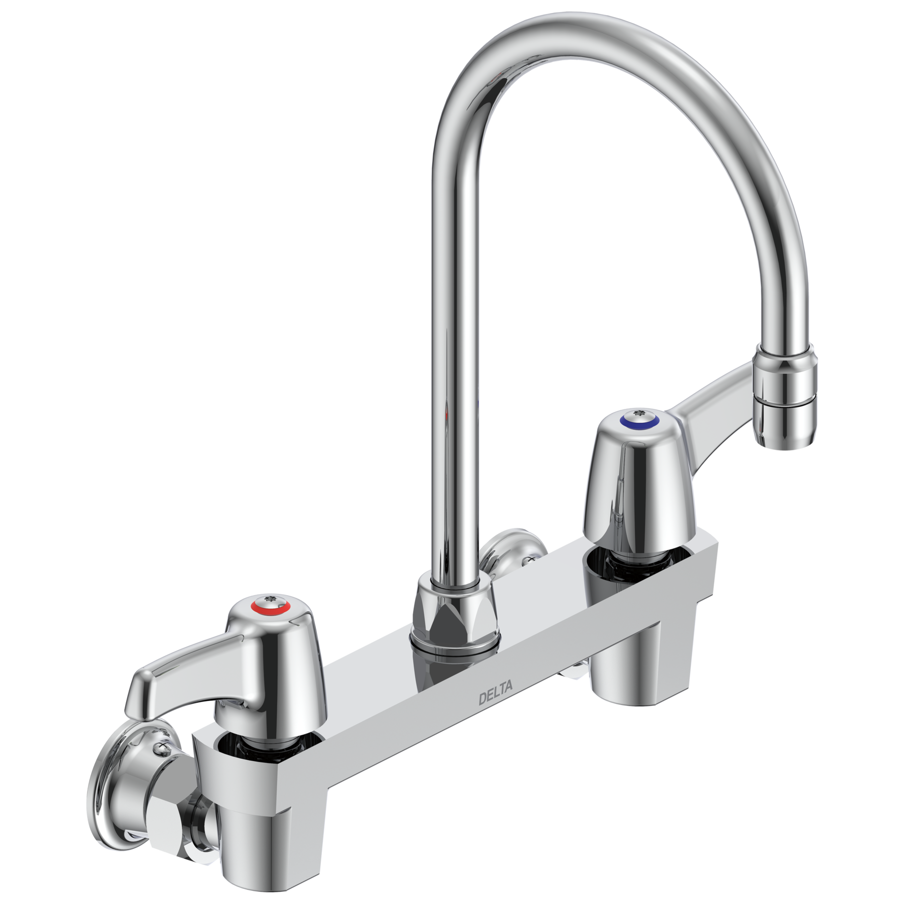 Two Handle 8 In Wallmount Service Sink Faucet