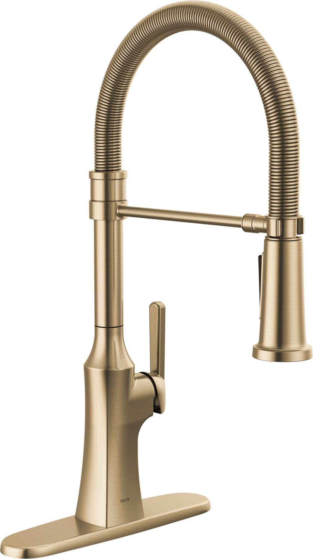 Single Handle Pull-Down Spring Kitchen Faucet, image 1