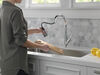 Llave para cocina monomando extensible con tecnología ShieldSpray®