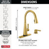 Touch2O Pull-Down Kitchen Faucet with Soap Dispenser Bundle