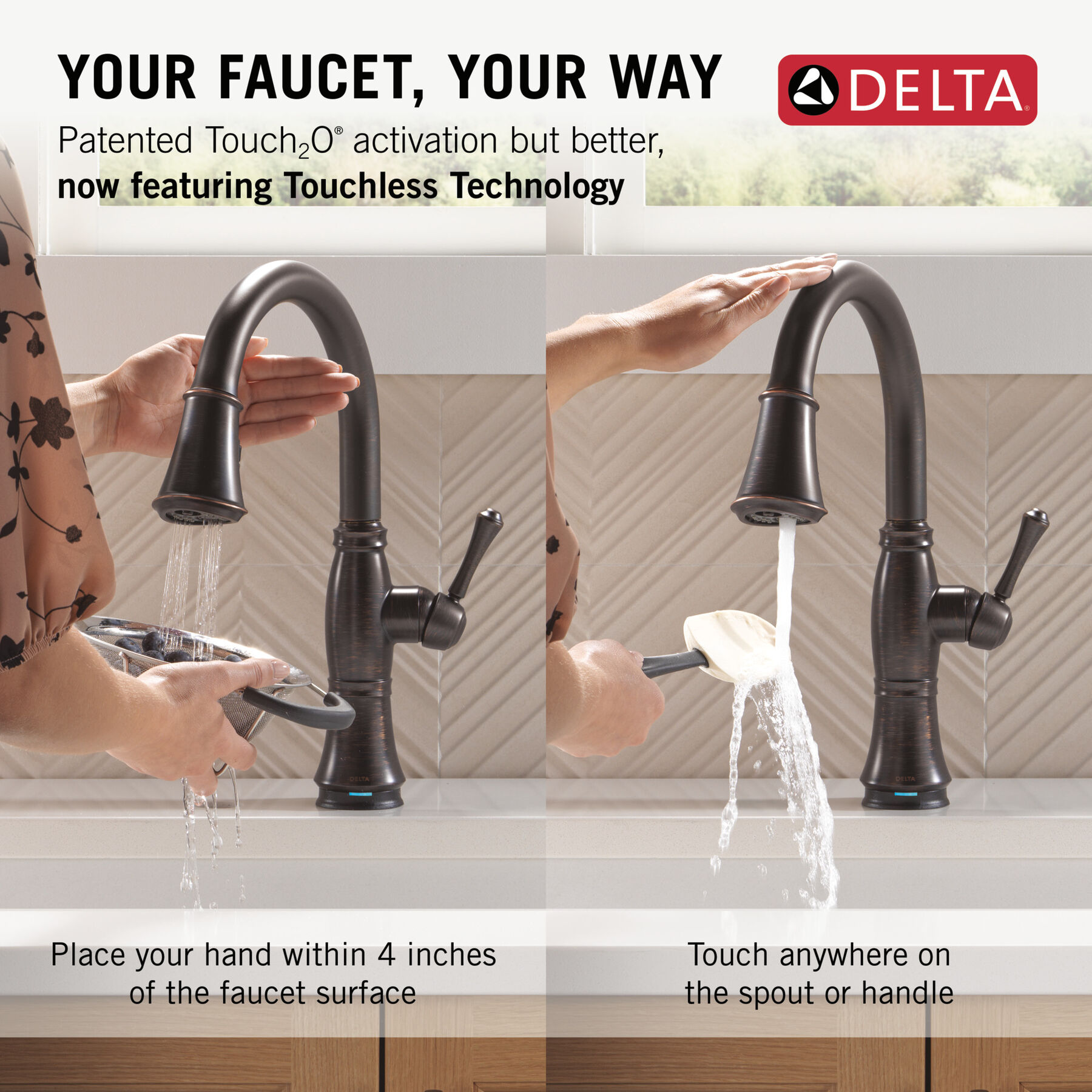 Touch<sub>2</sub>O® Technology Kitchen Faucet with Touchless Technology, image 10