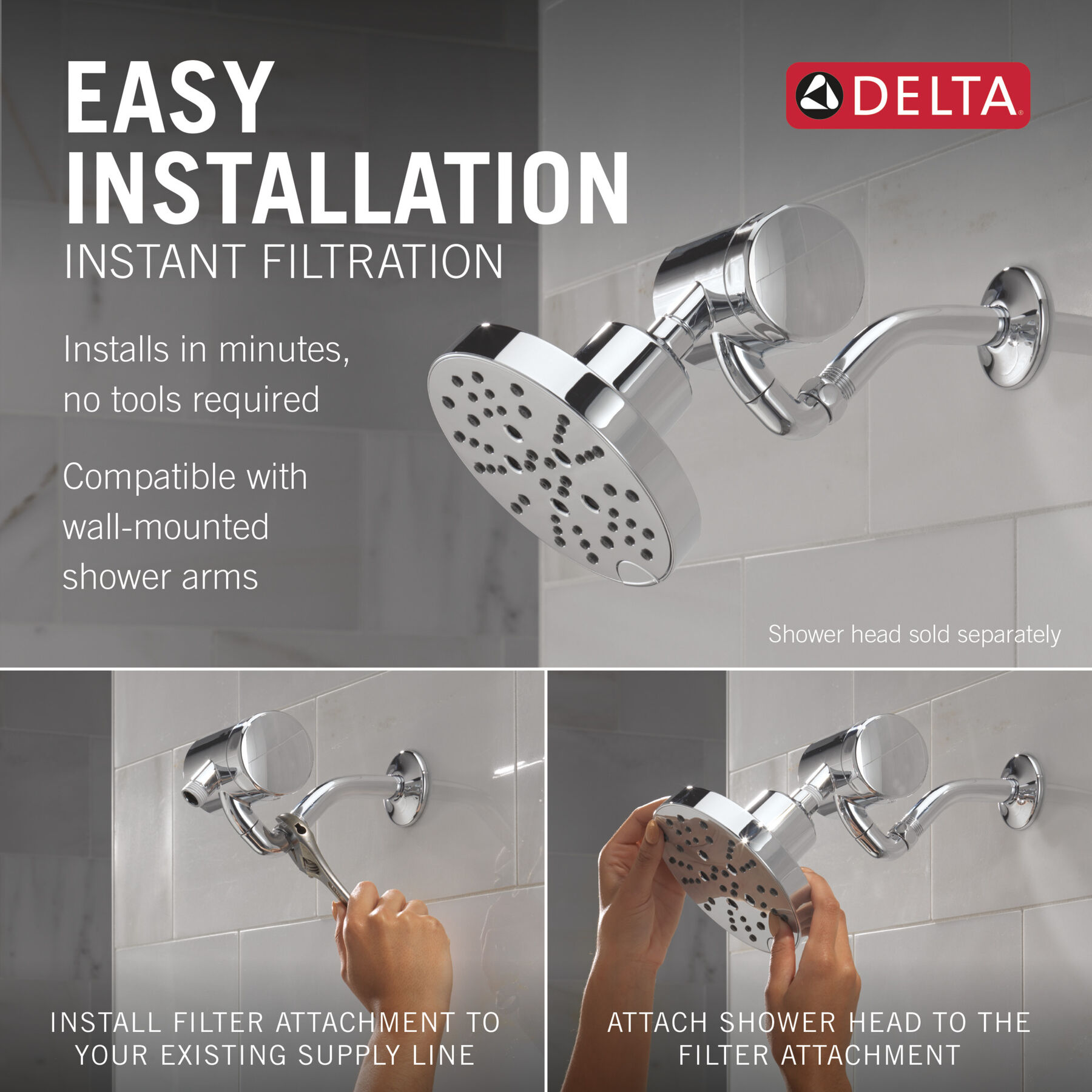 Premium Shower Filter with Extra Filter Bundle, image 2