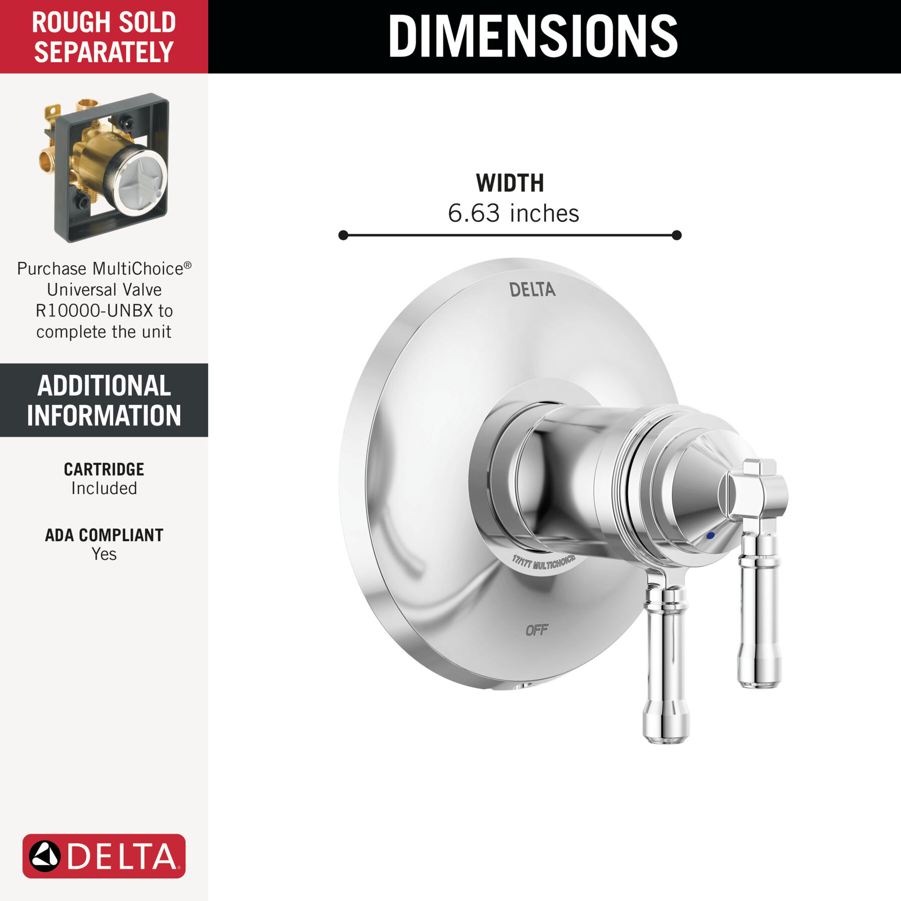 17T Series Valve Only Trim, image 1