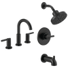 Widespread Lavatory Faucet with Tub Shower Trim Bundle - 14 Series