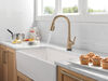 Single Handle Pull-Down Touch<sub>2</sub>O® Technology Kitchen Faucet with Touchless Technology