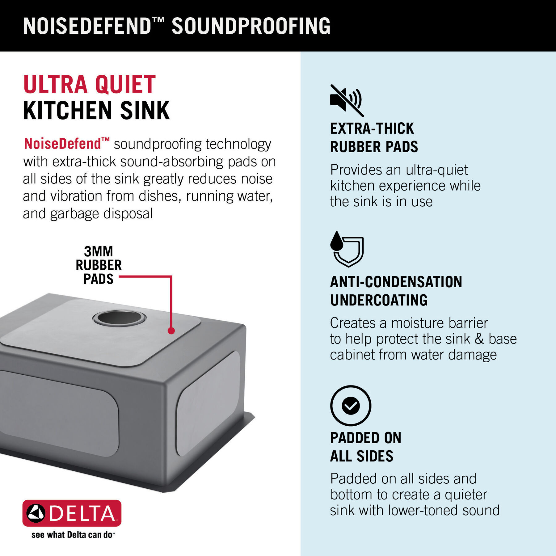 Lavabo de cocina con un receptáculo de acero inoxidable de 23" de montaje bajo encimera con accesorios, imagen 14