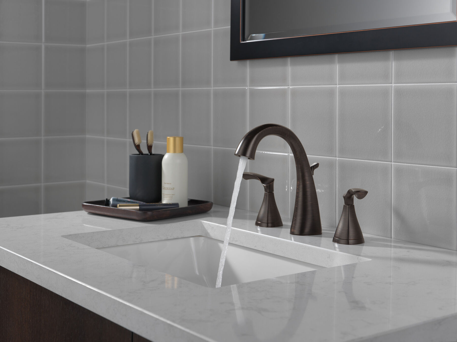 Llave para baño de extensión con dos manijas, imagen 3