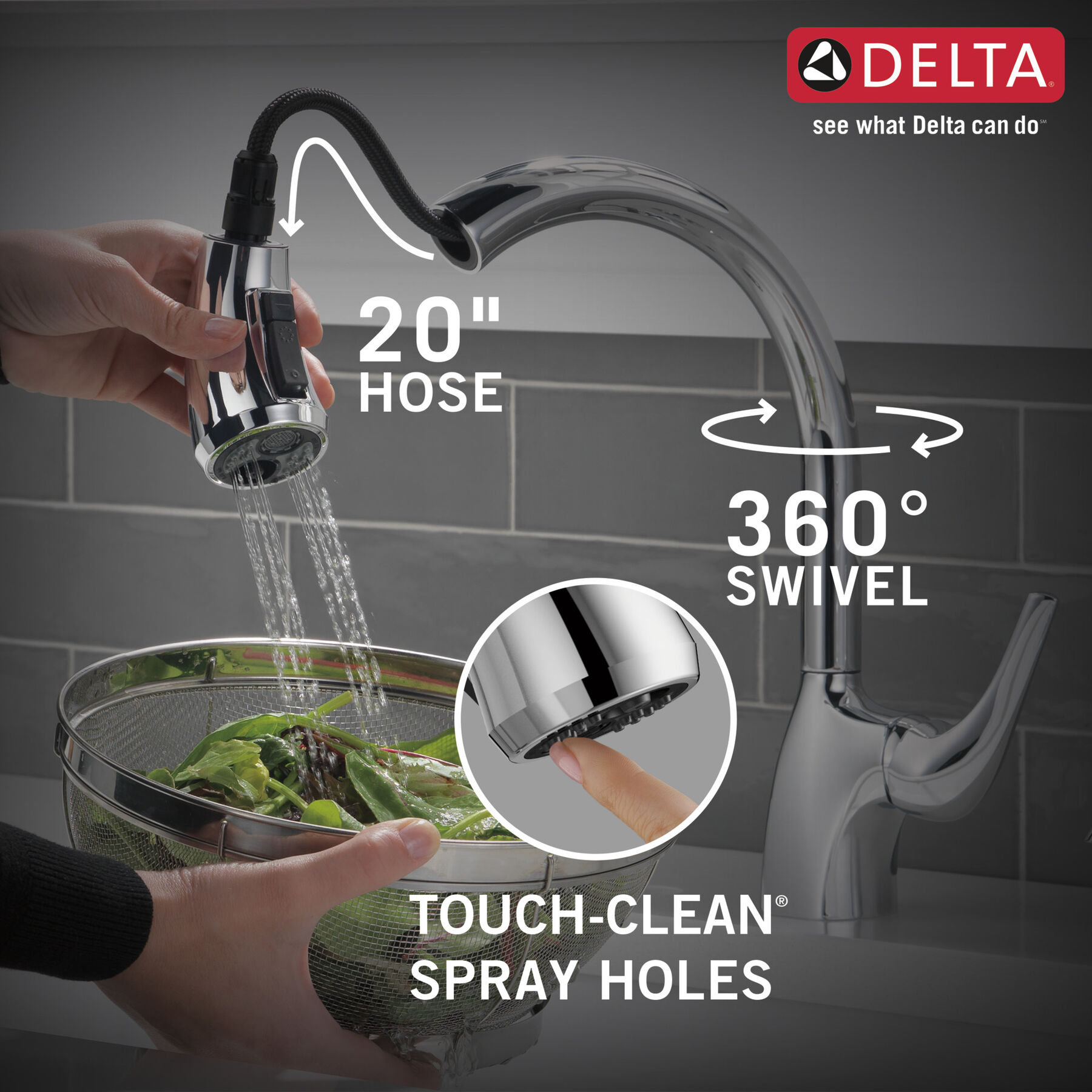 Llave para cocina monomando desplegable, imagen 6