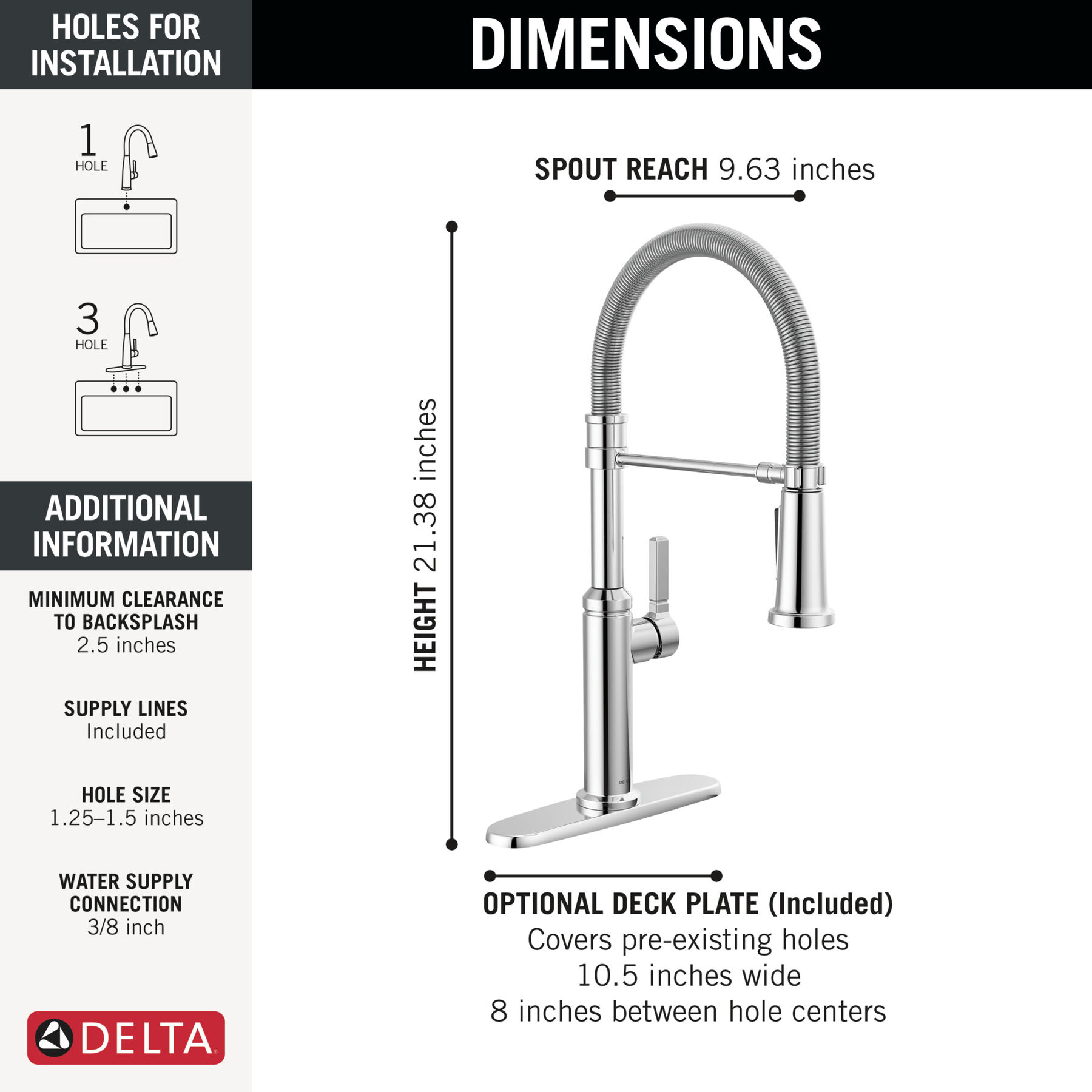 Llave para cocina monomando extensible con salida con resorte, imagen 3