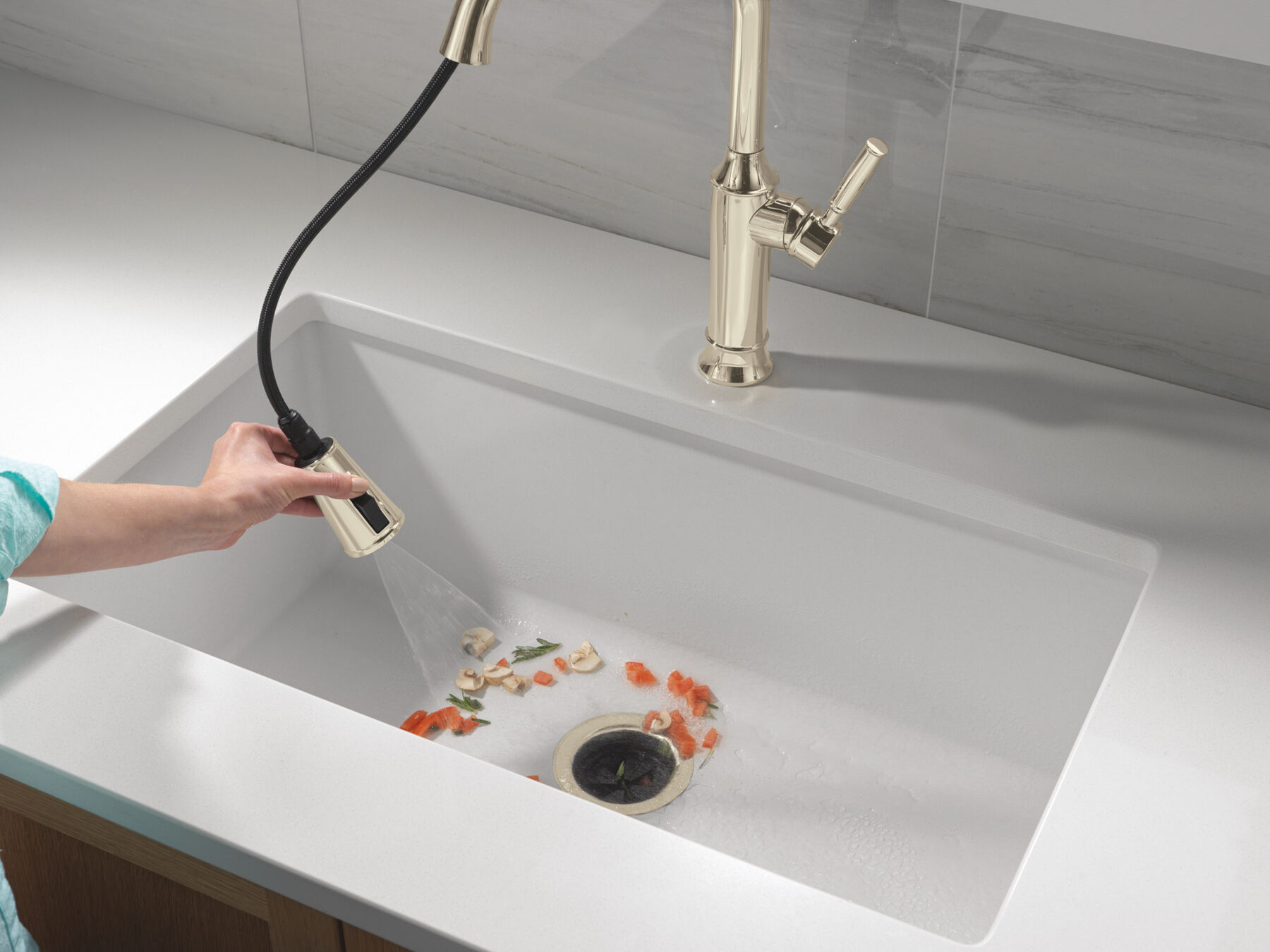 Llave para cocina monomando extensible, imagen 5