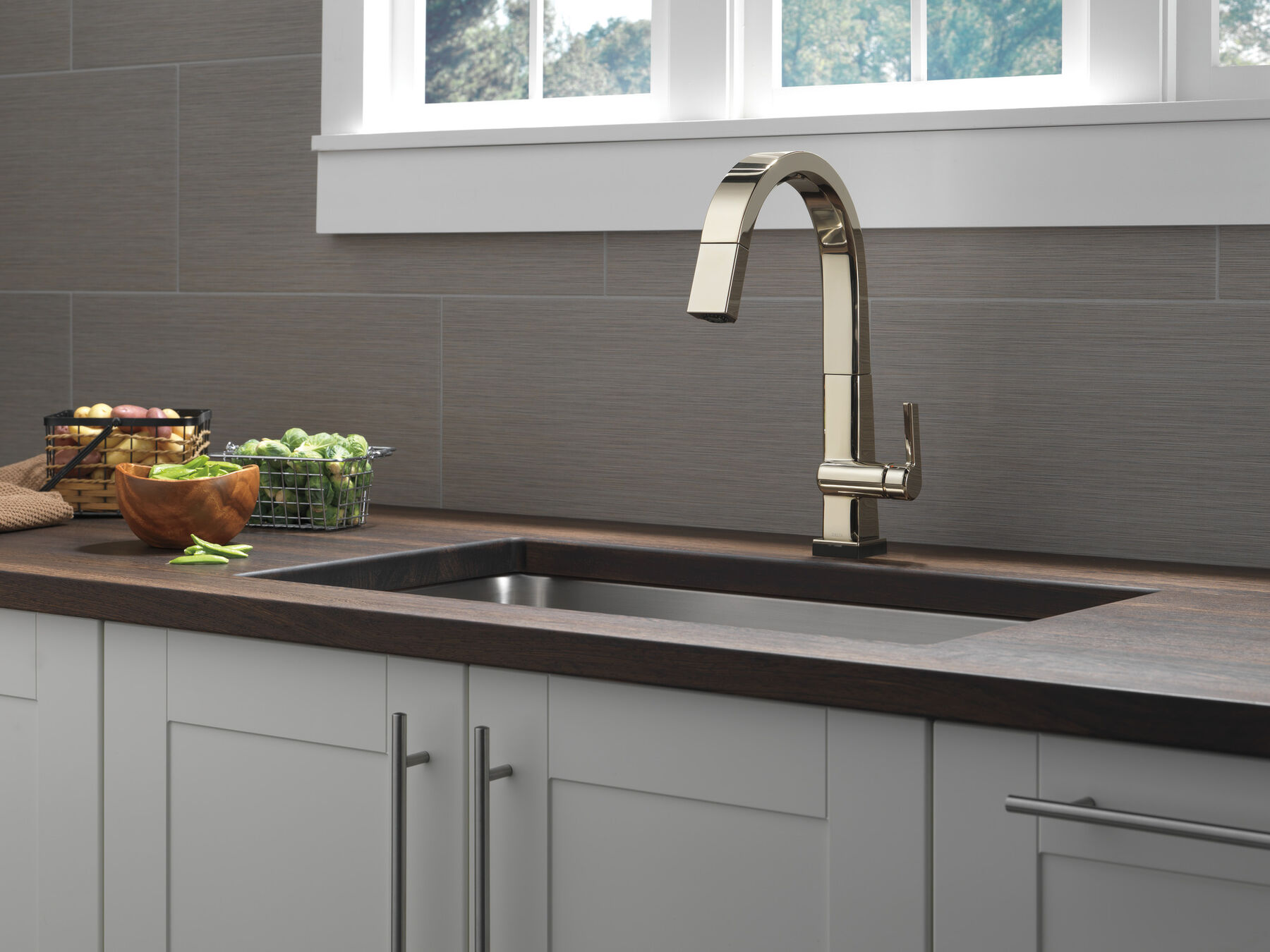 Llave para cocina monomando extensible con tecnología Touch<sub>2</sub>O®, imagen 10