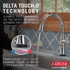 Llave para cocina monomando extensible con tecnologías Touch<sub>2</sub>O® y ShieldSpray®