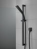 Ducha manual de 3 ajustes H2Okinetic® con barra deslizante y codo de pared