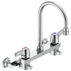 Two Handle 8 In Wallmount Service Sink Faucet