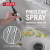 Llave para cocina tipo puente extensible con dos manijas