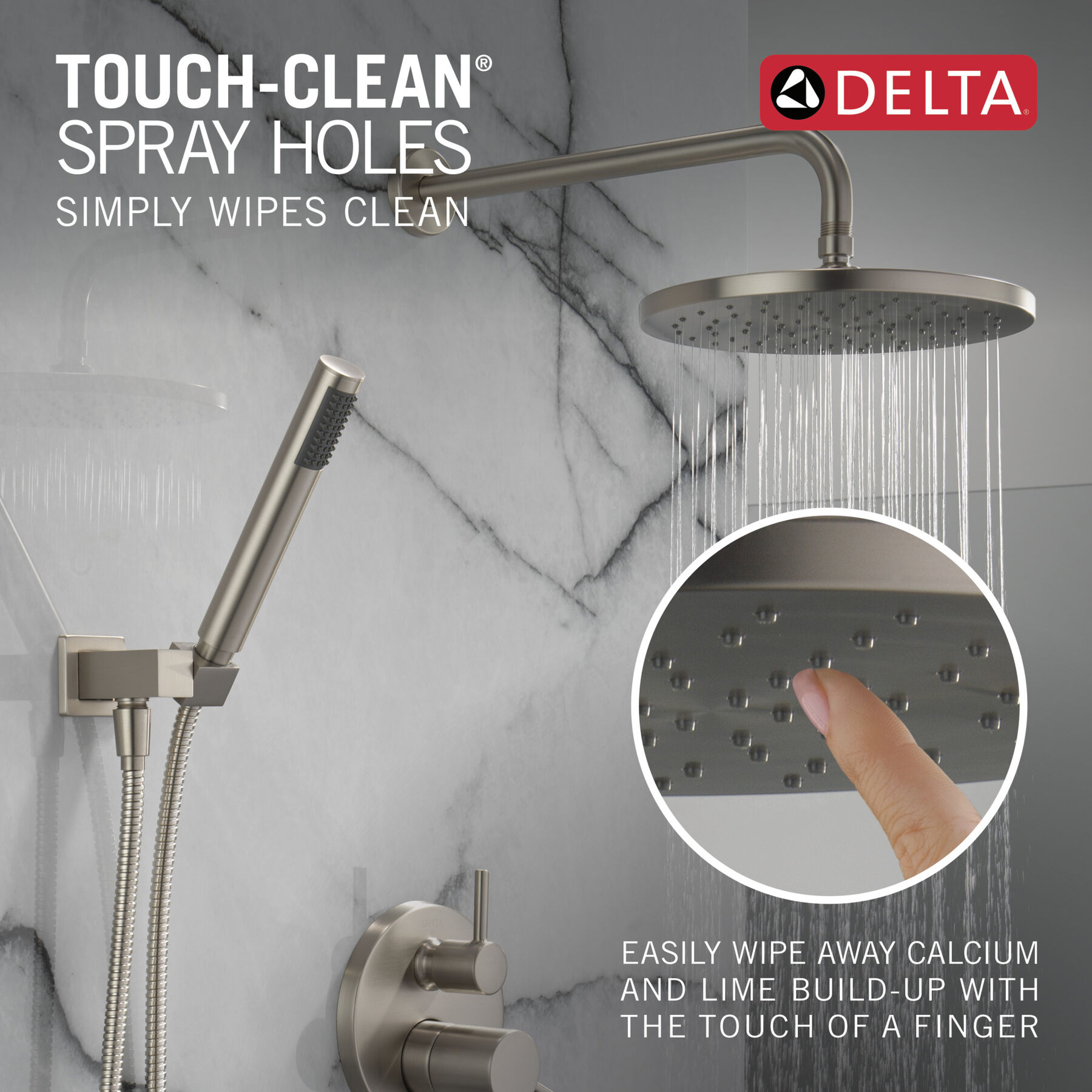 Raincan Shower Rough & Trim w/ HS 1L 14S (Recertified), image 3