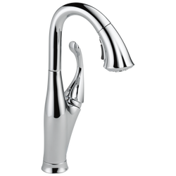 Llave monomando deslizable para barra/encimera