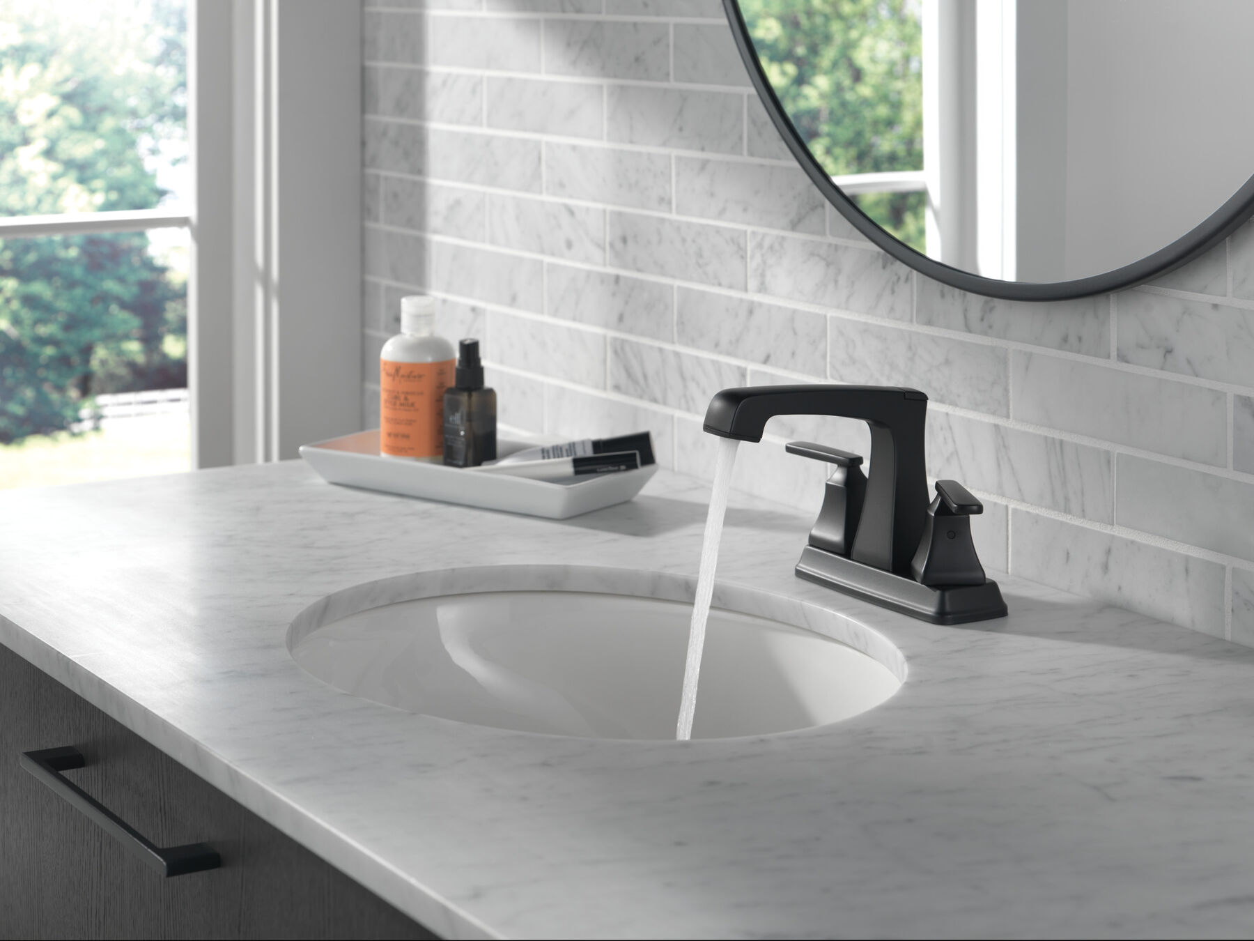 Two Handle Centerset Lavatory Faucet - Metal Pop-Up (Recertified), image 3