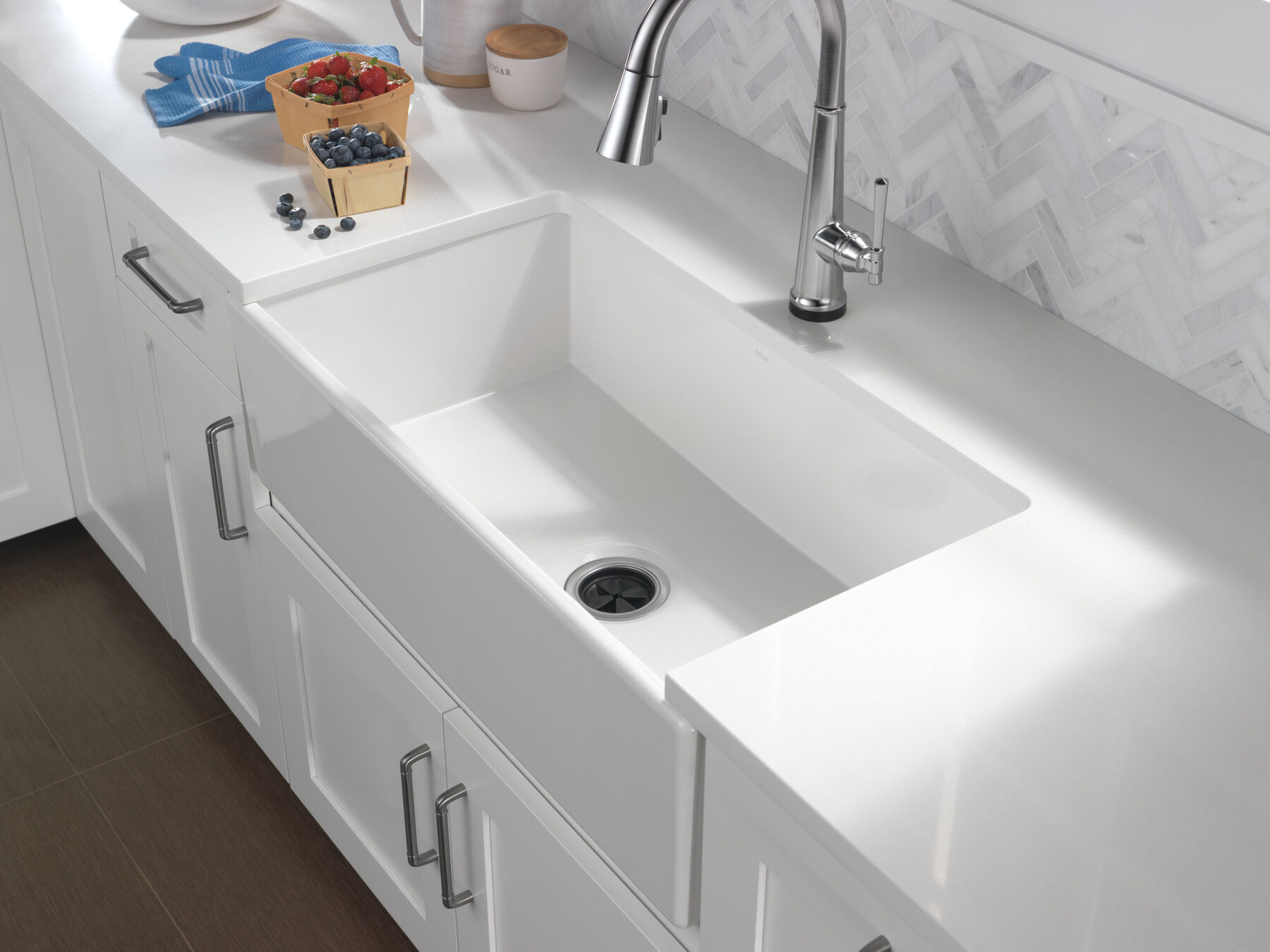 Llave para cocina monomando extensible con tecnología Touch<sub>2</sub>O®, imagen 4