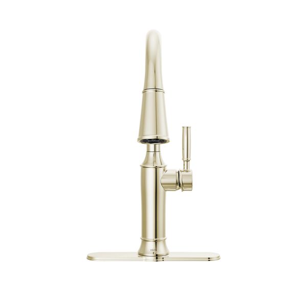 Llave de una manija con tubo de salida deslizable para cocina
