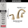 Widespread Lavatory Faucet with Shower Trim Bundle - 14 Series