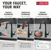 VoiceIQ® Single Handle Pull-Down Faucet with Touch<sub>2</sub>O® Technology