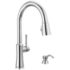 Llave para cocina monomando extensible con dispensador de jabón y tecnología ShieldSpray