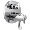 Accesorios para válvula contemporáneos con dos manijas TempAssure® serie 17T con desviador integrado de 3 funciones