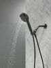 6-Setting Hand Shower with Cleaning Spray in Matte Black - 2.5 GPM