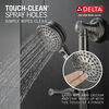 Ducha manual de 9 ajustes ActivTouch® con barra deslizante/barra de sujeción estilo tradicional (producto recertificado)