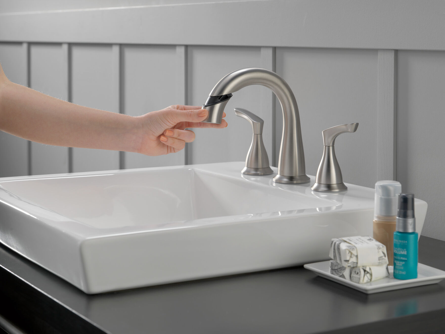 Llave para baño extensible independiente de dos manijas, imagen 5