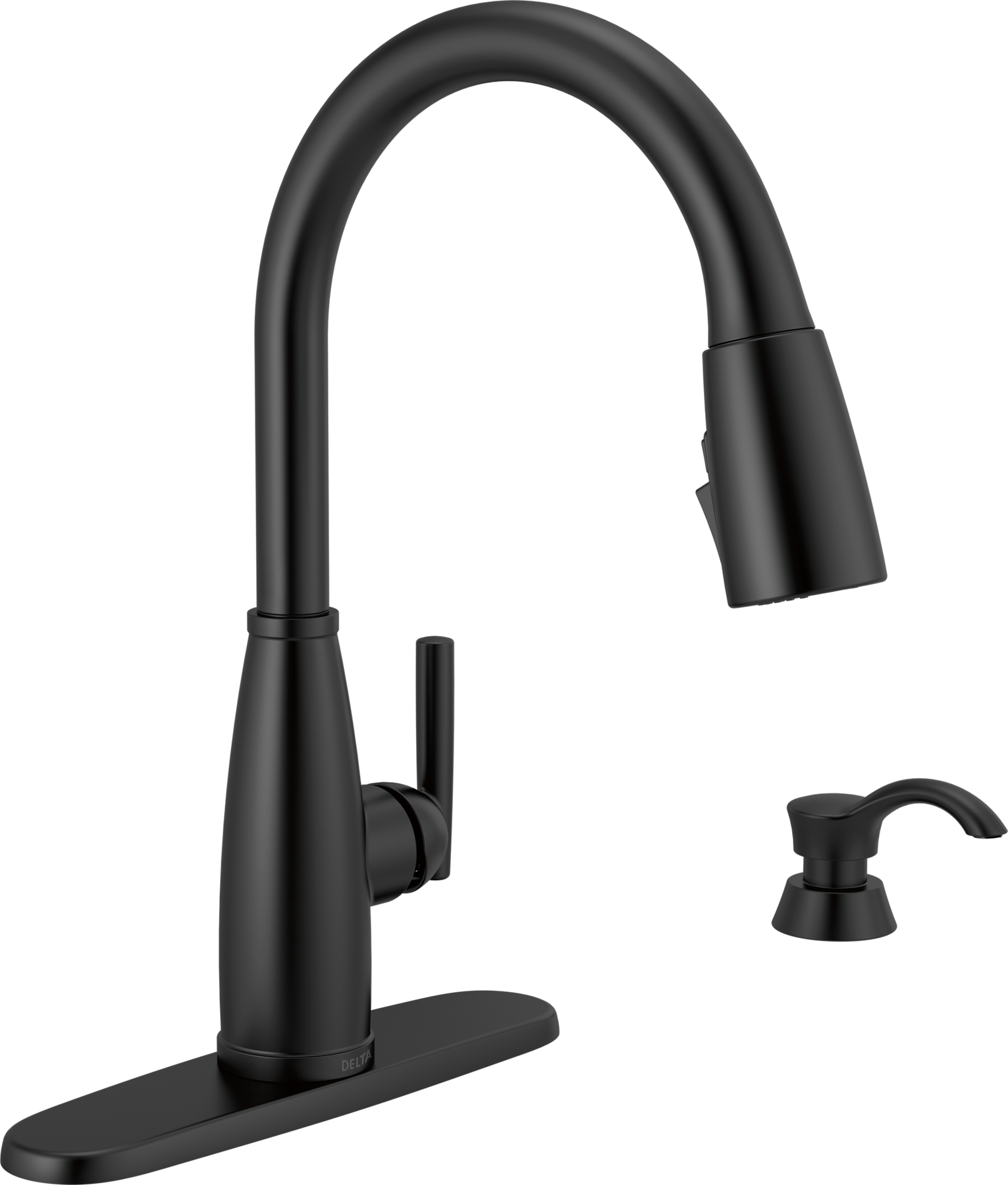Llave para cocina monomando extensible con dispensador de jabón y tecnología ShieldSpray®, imagen 1