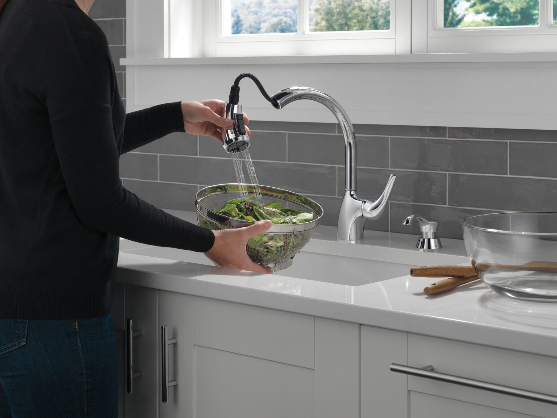 Llave para cocina monomando desplegable, imagen 4