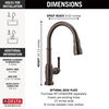 Touch<sub>2</sub>O® Technology Kitchen Faucet with Touchless Technology