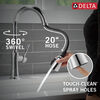 Llave para cocina monomando extensible con dispensador de jabón y tecnología ShieldSpray