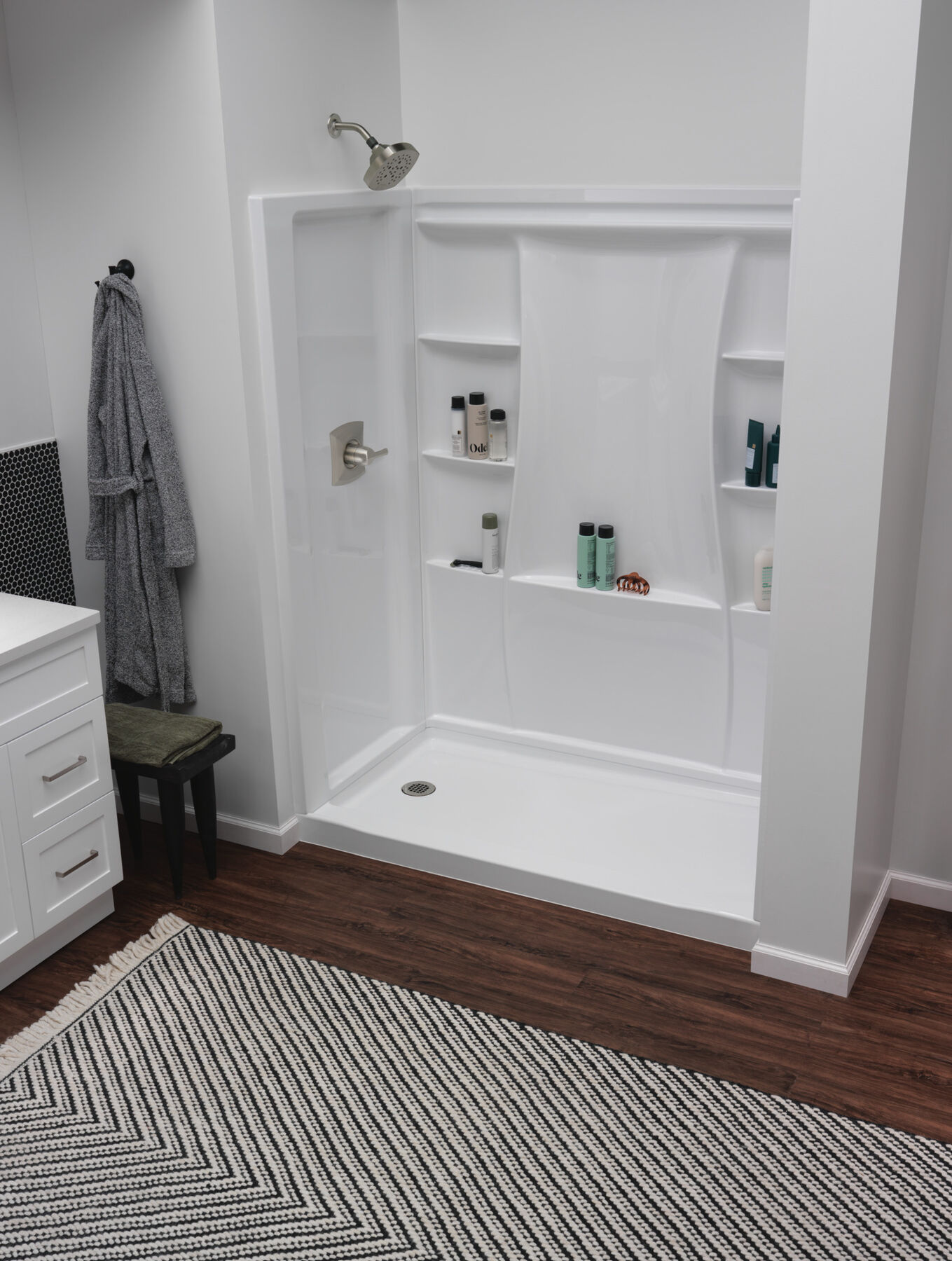 Classic 500 Shower Base 60"x32" Left Drain, image 3