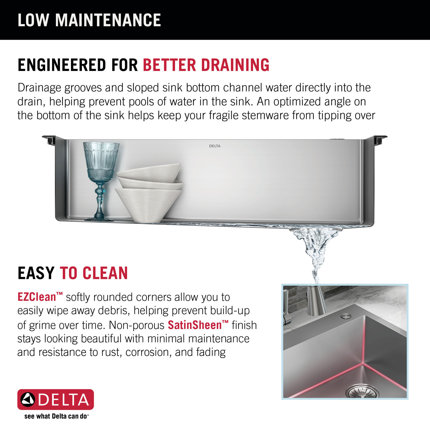 Lavabo de cocina para reacondicionamiento estilo campestre/borde delantero con un receptáculo de acero inoxidable calibre 16 de 30", para instalación de montaje bajo encimera/encastrado con accesorios, imagen 9