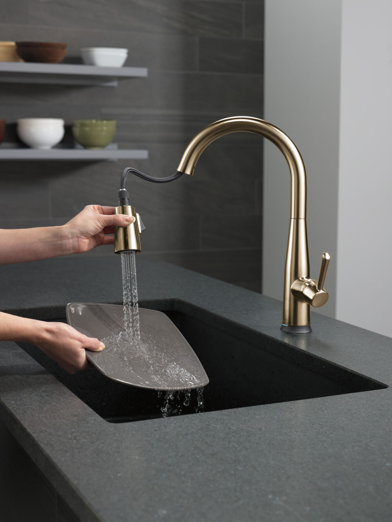 VoiceIQ® Single Handle Pull-Down Faucet with Touch<sub>2</sub>O® Technology, image 6