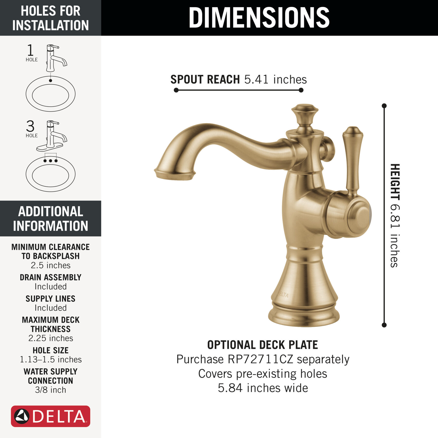 Llave para baño monomando, imagen 3