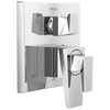 Accesorios para válvula Monitor serie 17 con dos manijas y desviador de 3 funciones