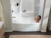 Classic 500 Curve Alcove Bathtub Left Drain 60x32"